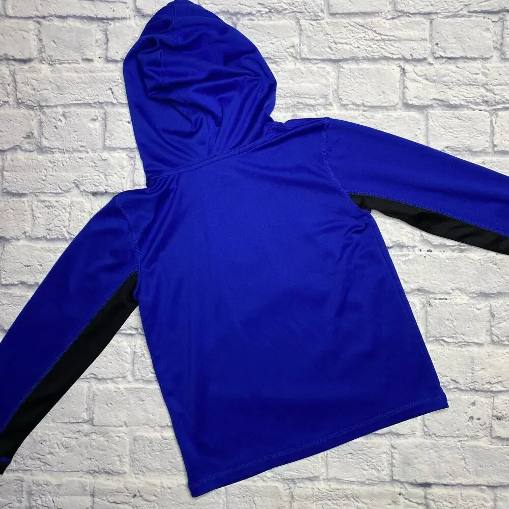 The Children's Place Athletic Football Hooded Long Sleeve in Blue